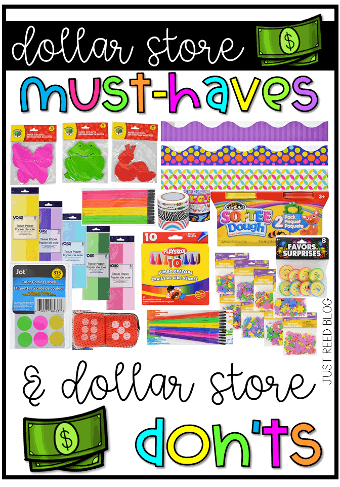 Dollar Tree Teacher Supplies [7 Must haves and 5 Don'ts]