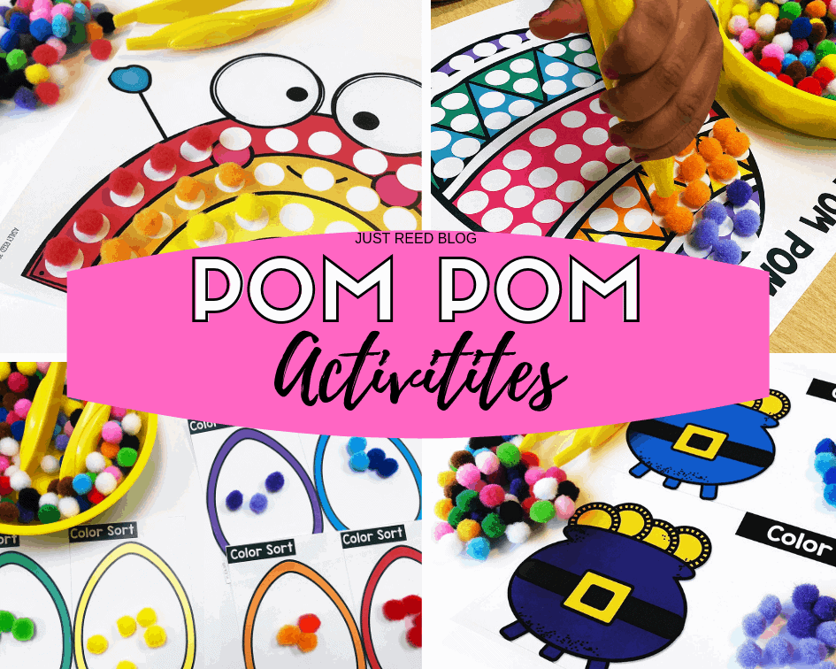 Pom Pom Activities Header - Just Reed & Play