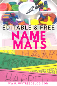 NAME MATS PIN 1 | Just Reed &amp; Play