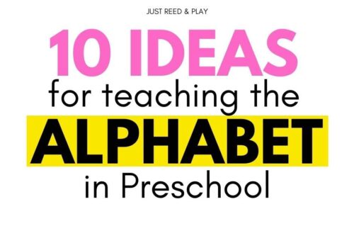 Alphabet Blog 10 IDEAS ALPHABET BLOG POST IMAGE 1 - Just Reed & Play