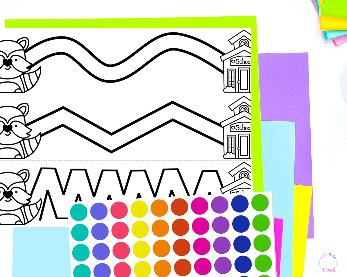 kissing hand sticker activities