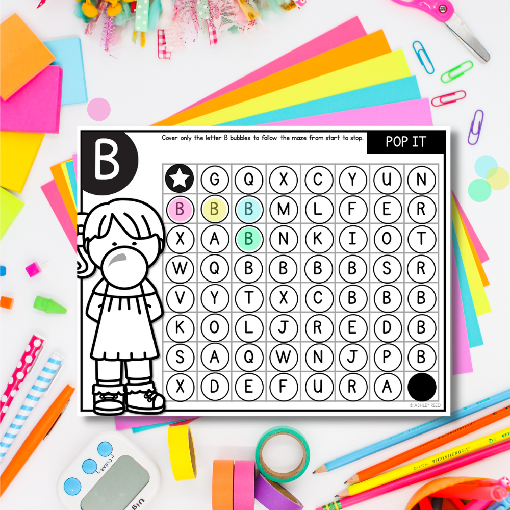 preschool abc worksheets and printables