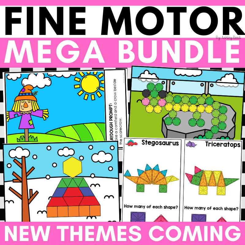 preschool fine motor activities bundle